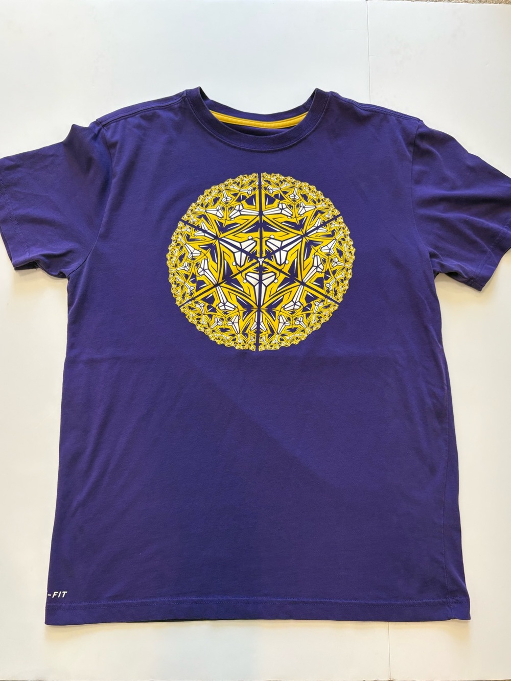 Nike Dri-Fit Purple Mamba Short Sleeve Tee Medium